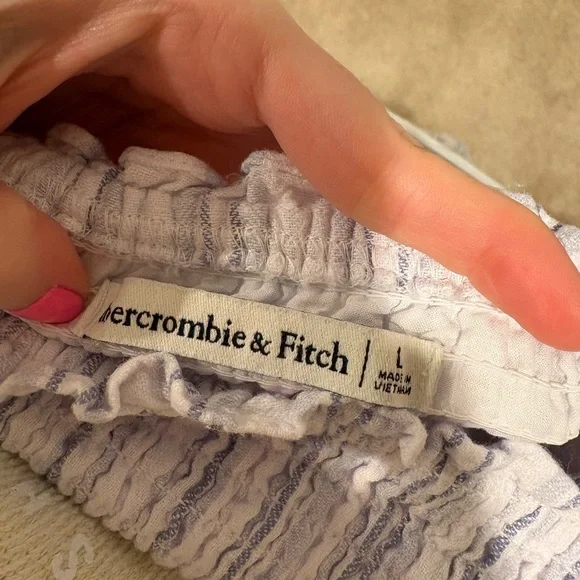 Abercrombie Blue and White Jumpsuit NOT FOR SALE - Picture 2 of 6